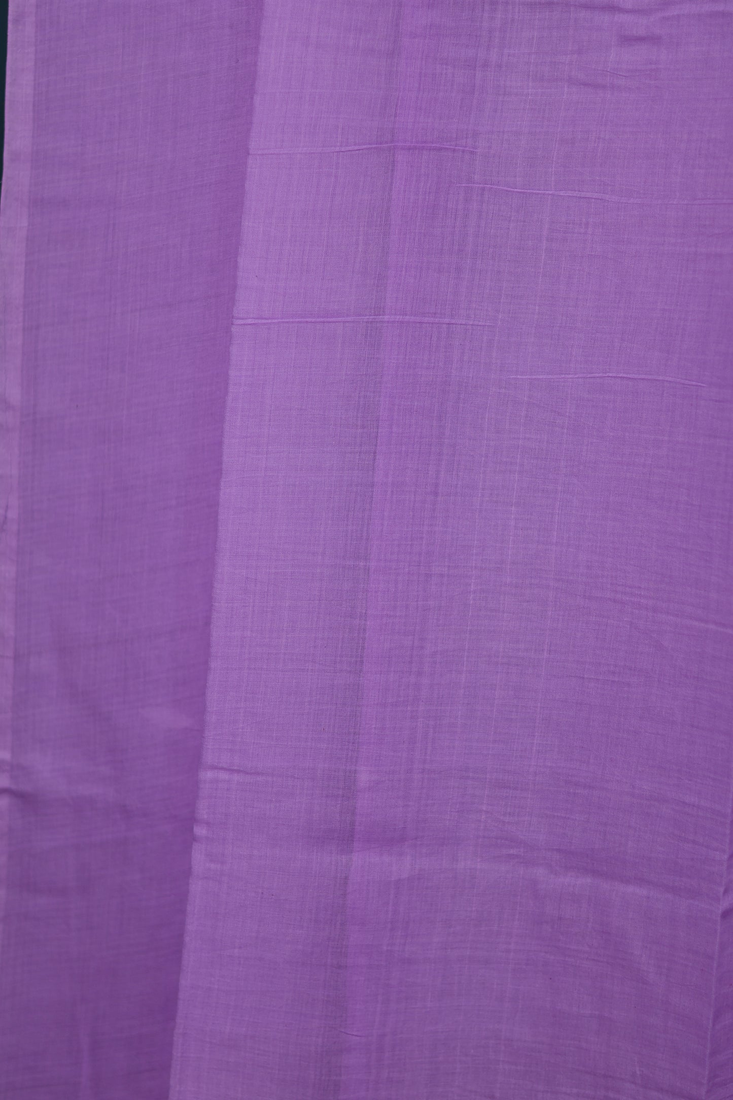 Lavender Pure Handwoven Malai Cotton Saree with Butta Weaving