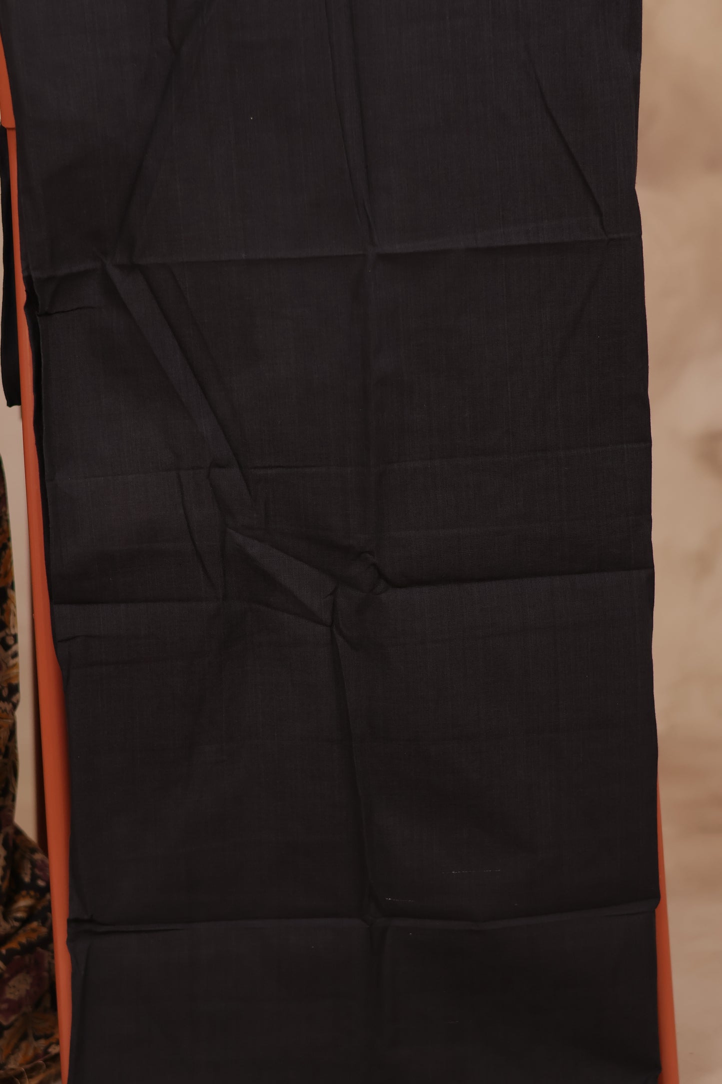 Hand Block Printed Kalamkari Unstitched 3pc Suit Set