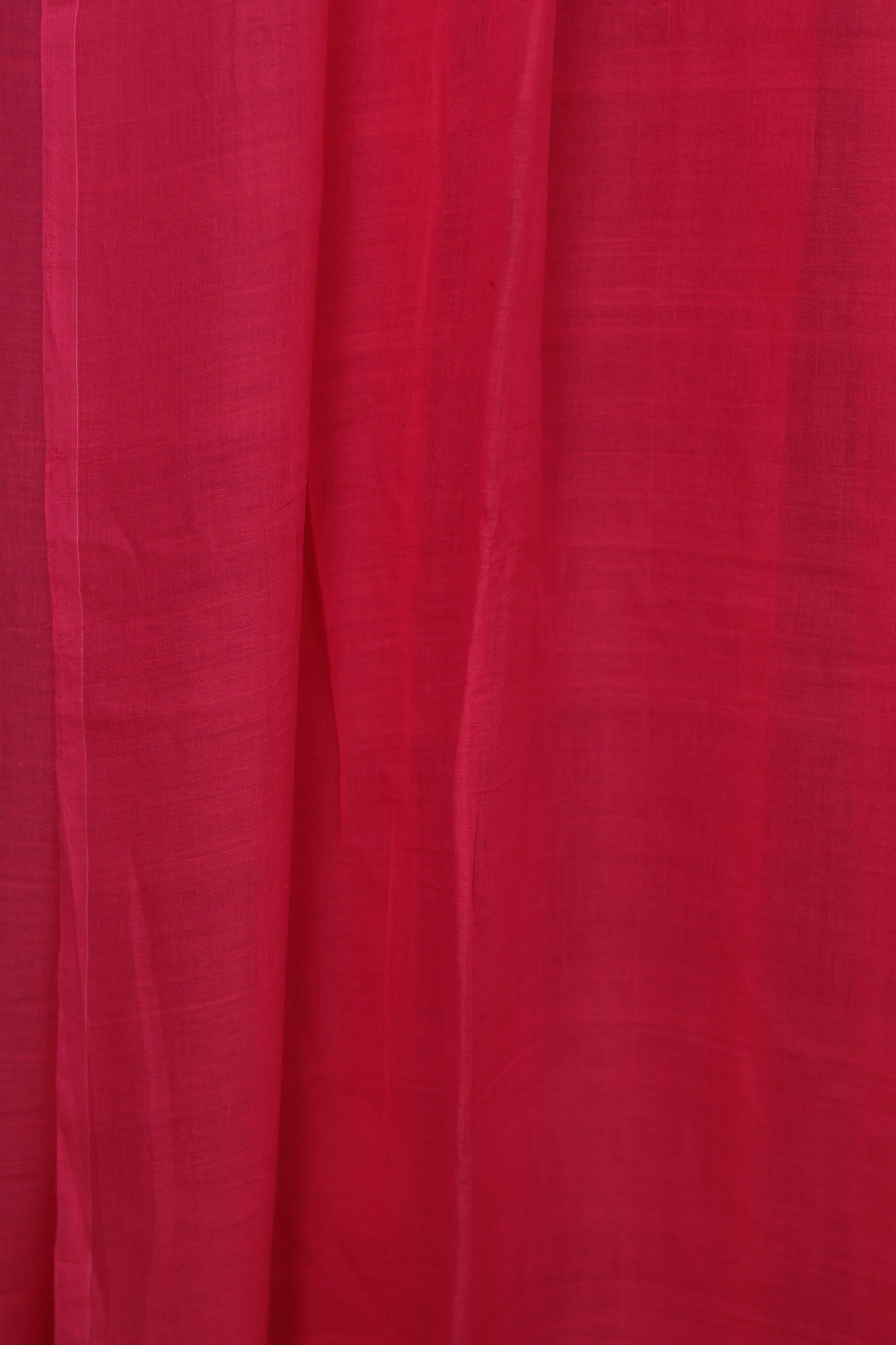 Pink Pure Handwoven Malai Cotton Saree with Butta Weaving