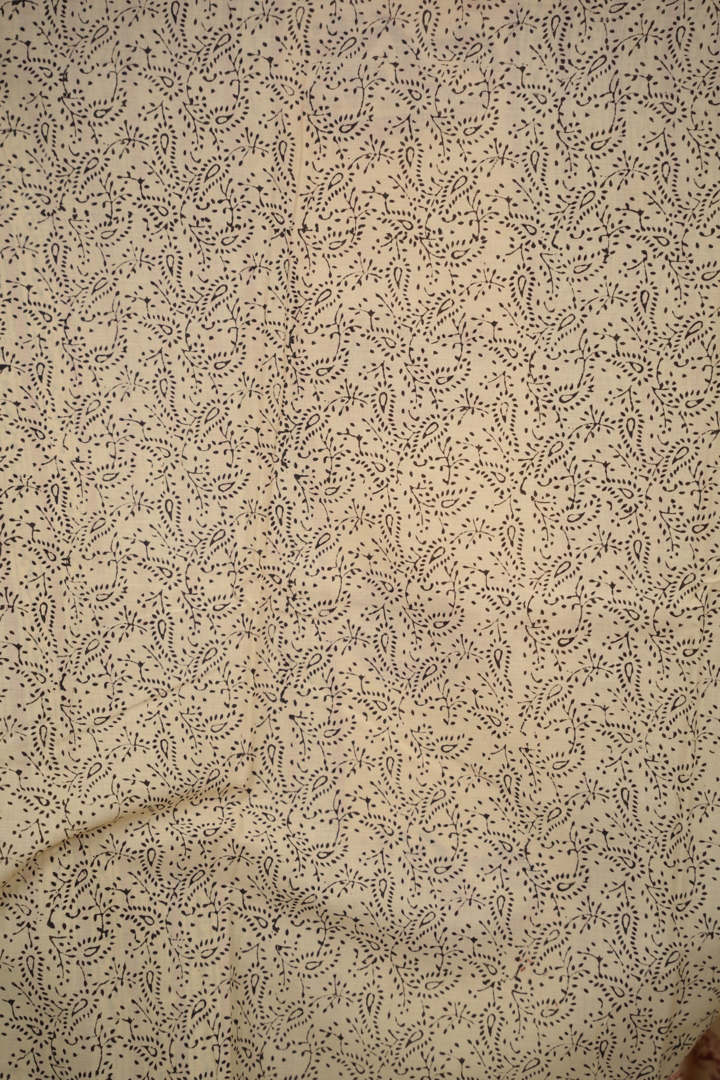 Bagru Handblock printed MulMul cotton saree | Looms & Tassels