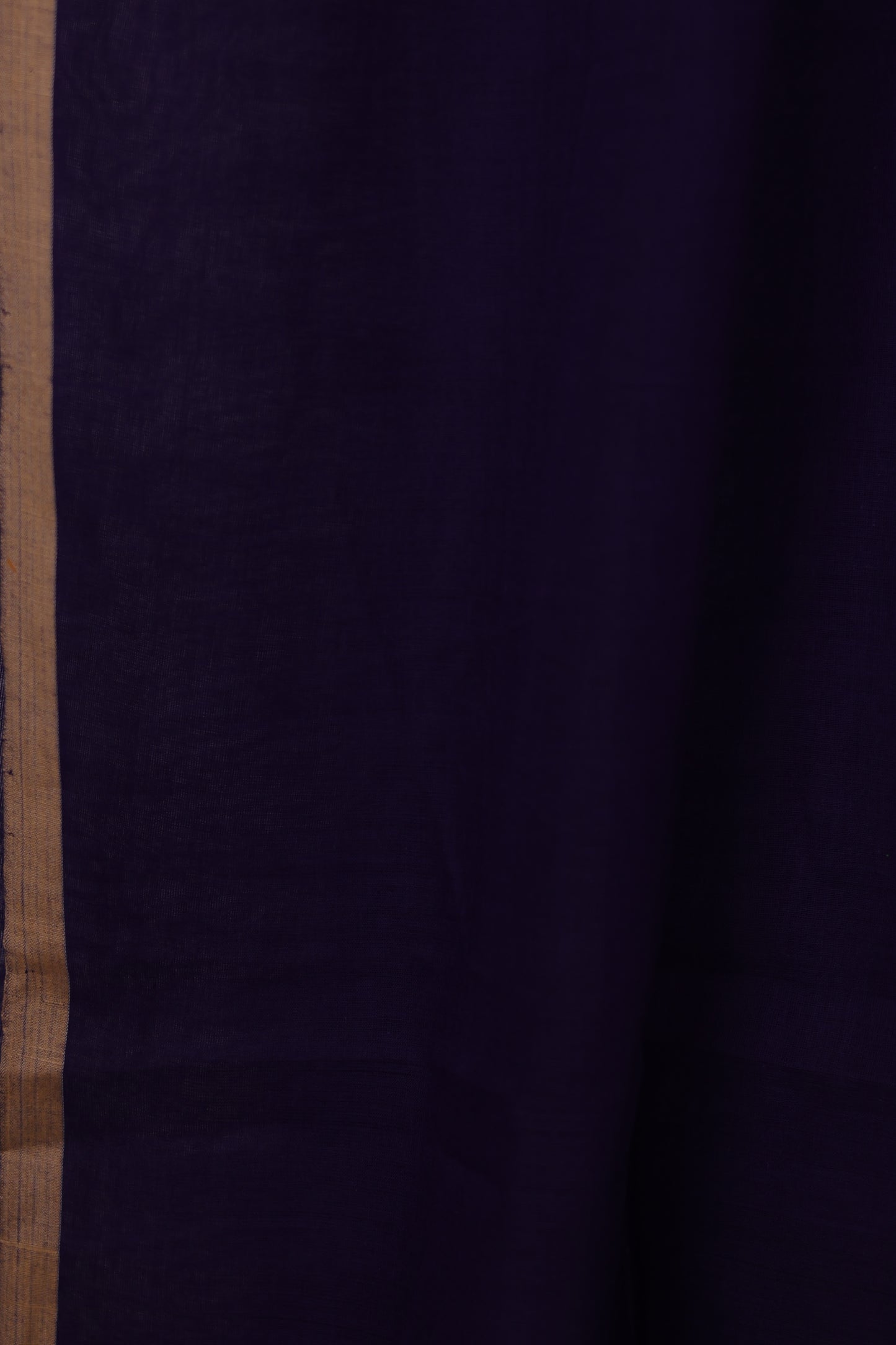 Blue Pure Handwoven Jamdhani Malai Cotton Saree