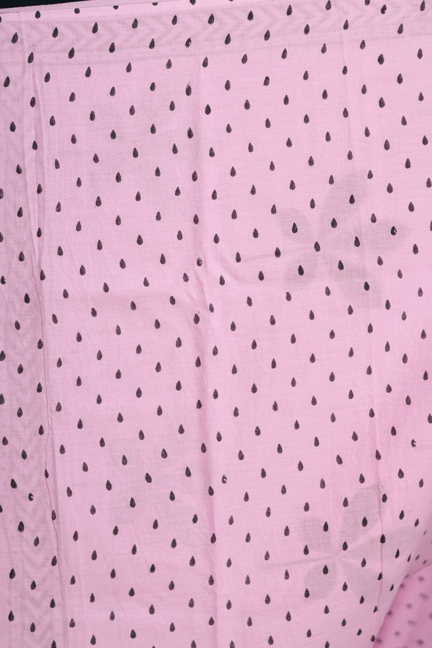 Bagru Handblock printed MulMul cotton saree