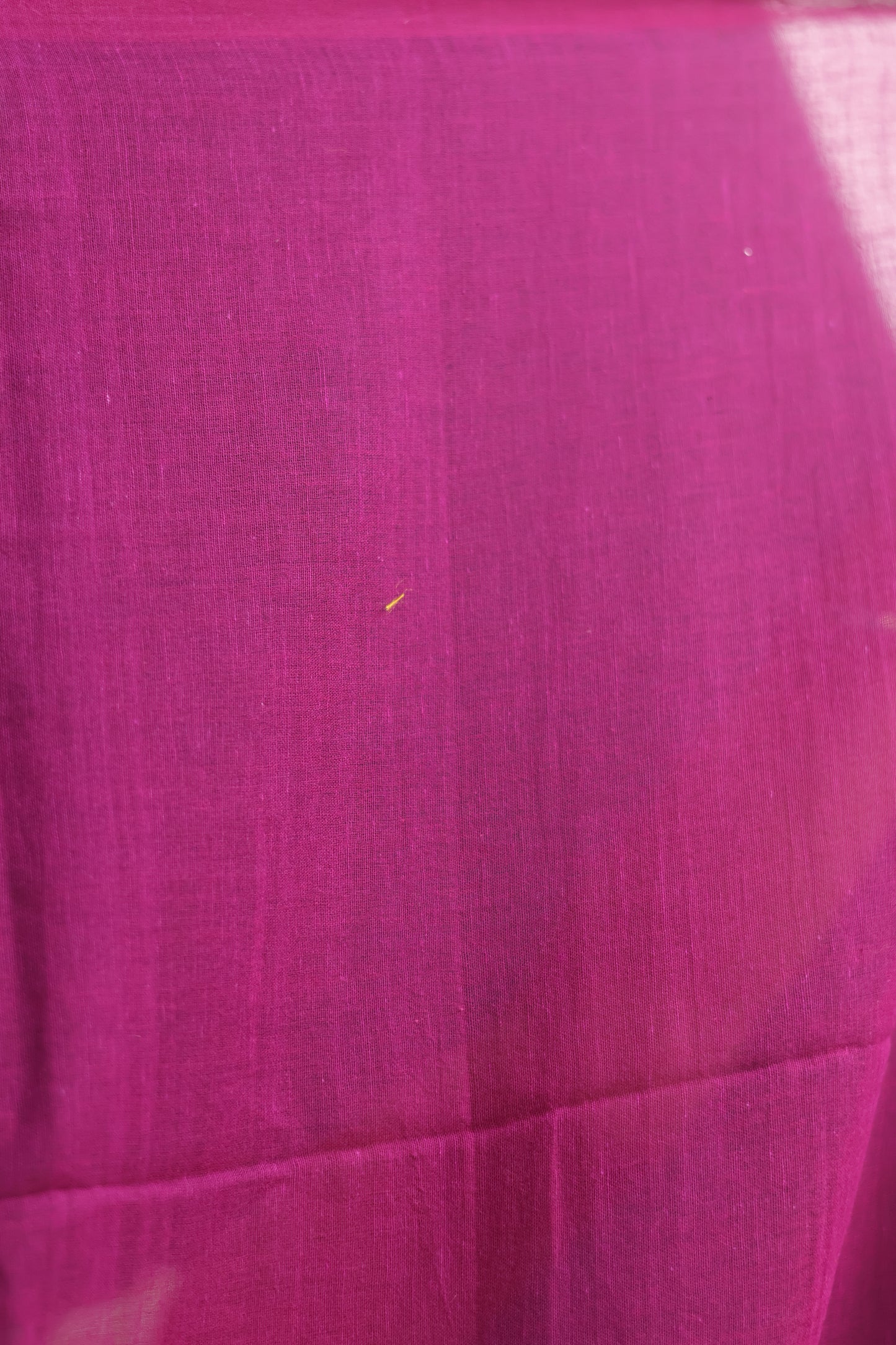 Pure Handwoven Malai Cotton Saree with Butta Weaving
