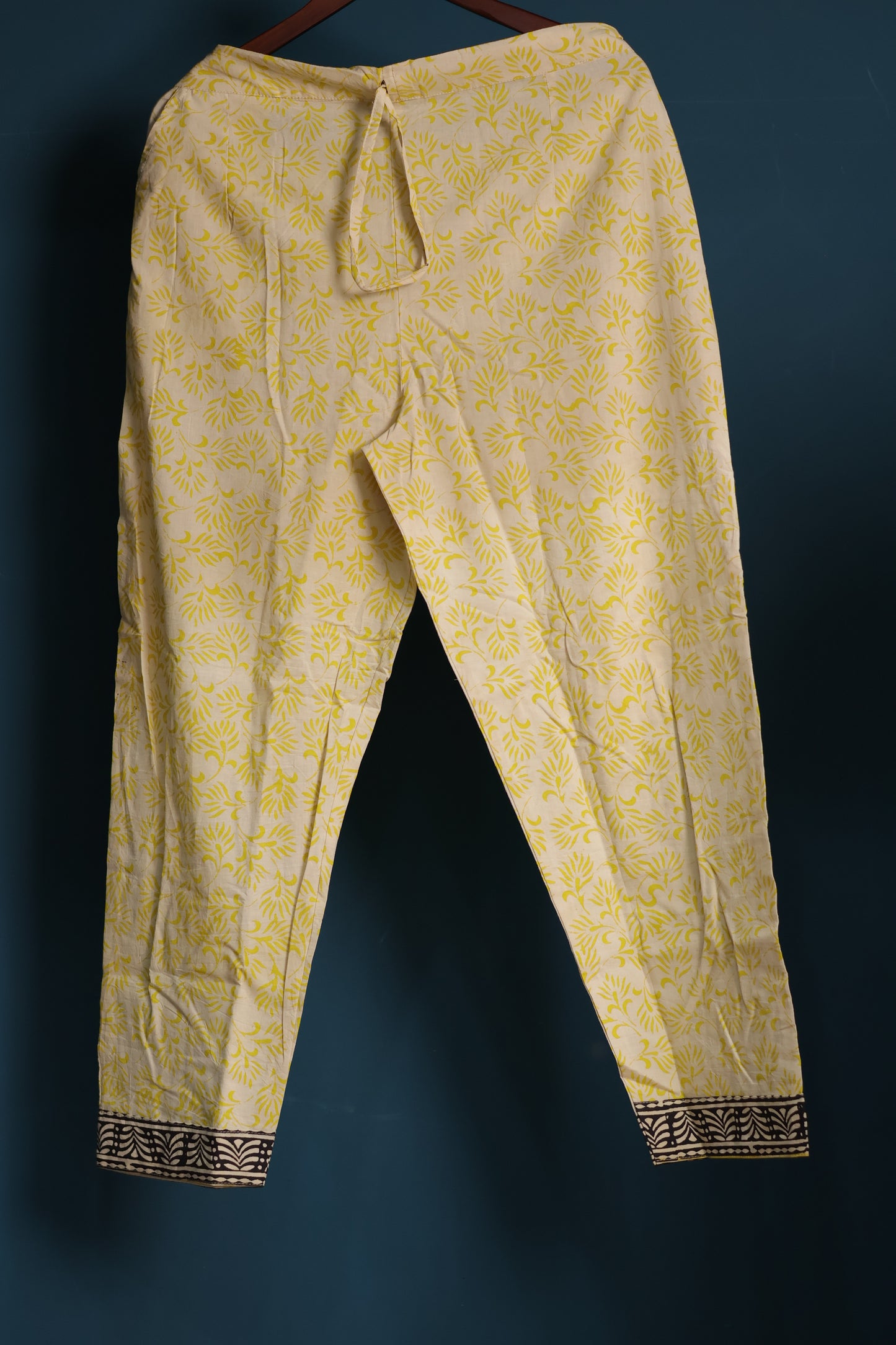 Handblock printed kota 3 piece suit (stitched)
