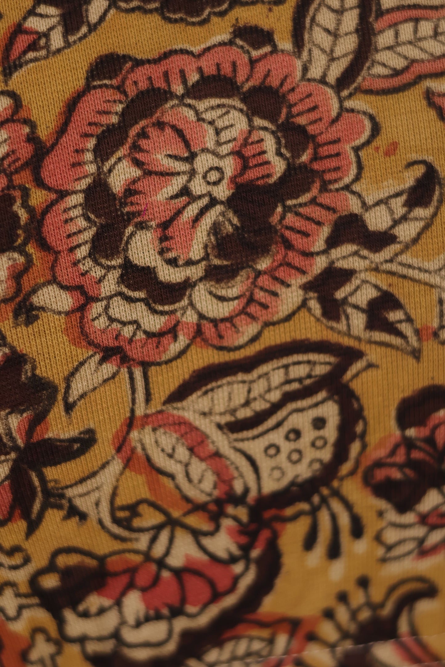 Stretchable Hand block printed kalamkari blouse