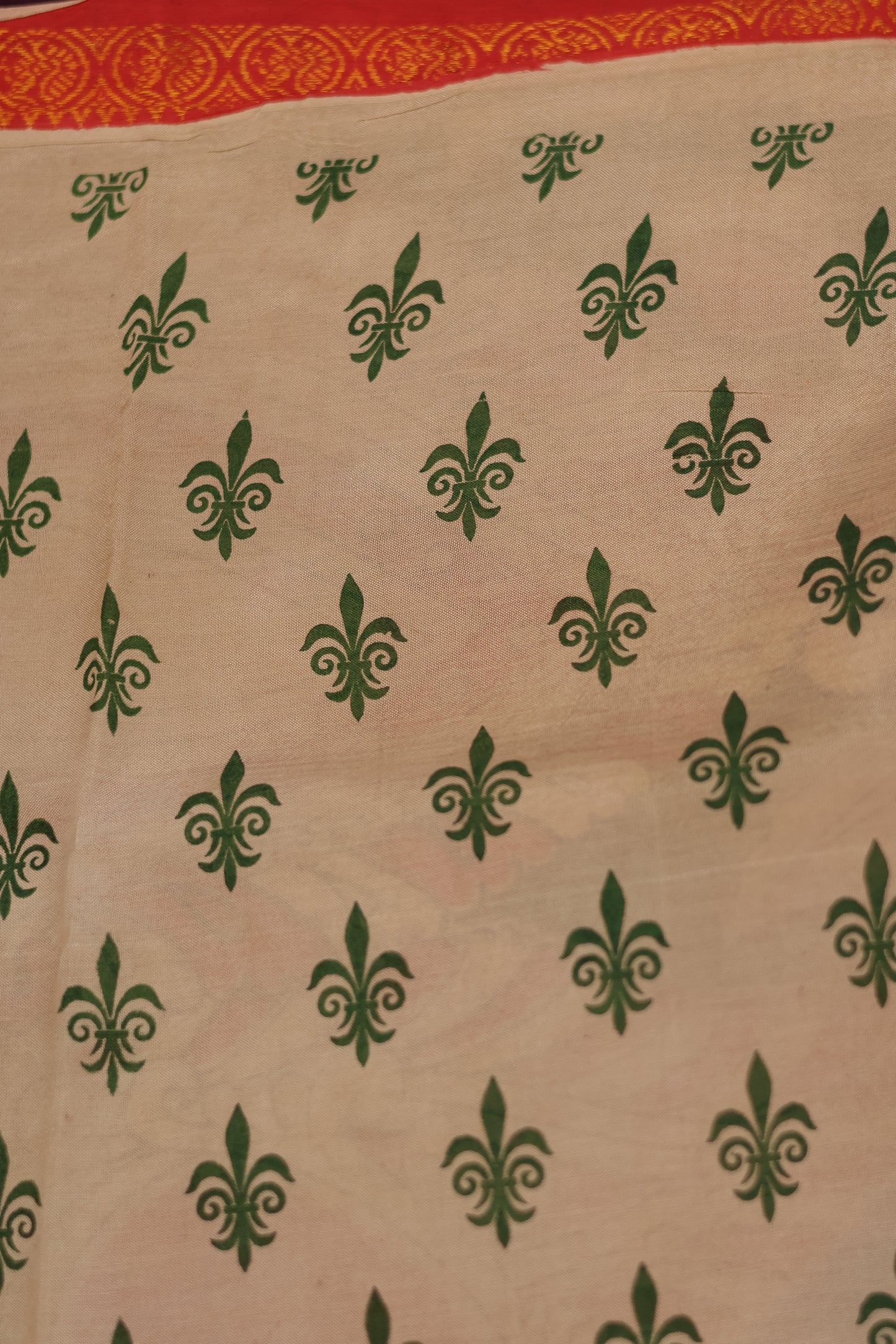Kanchi Border Kalamkari Chennur Silk Saree