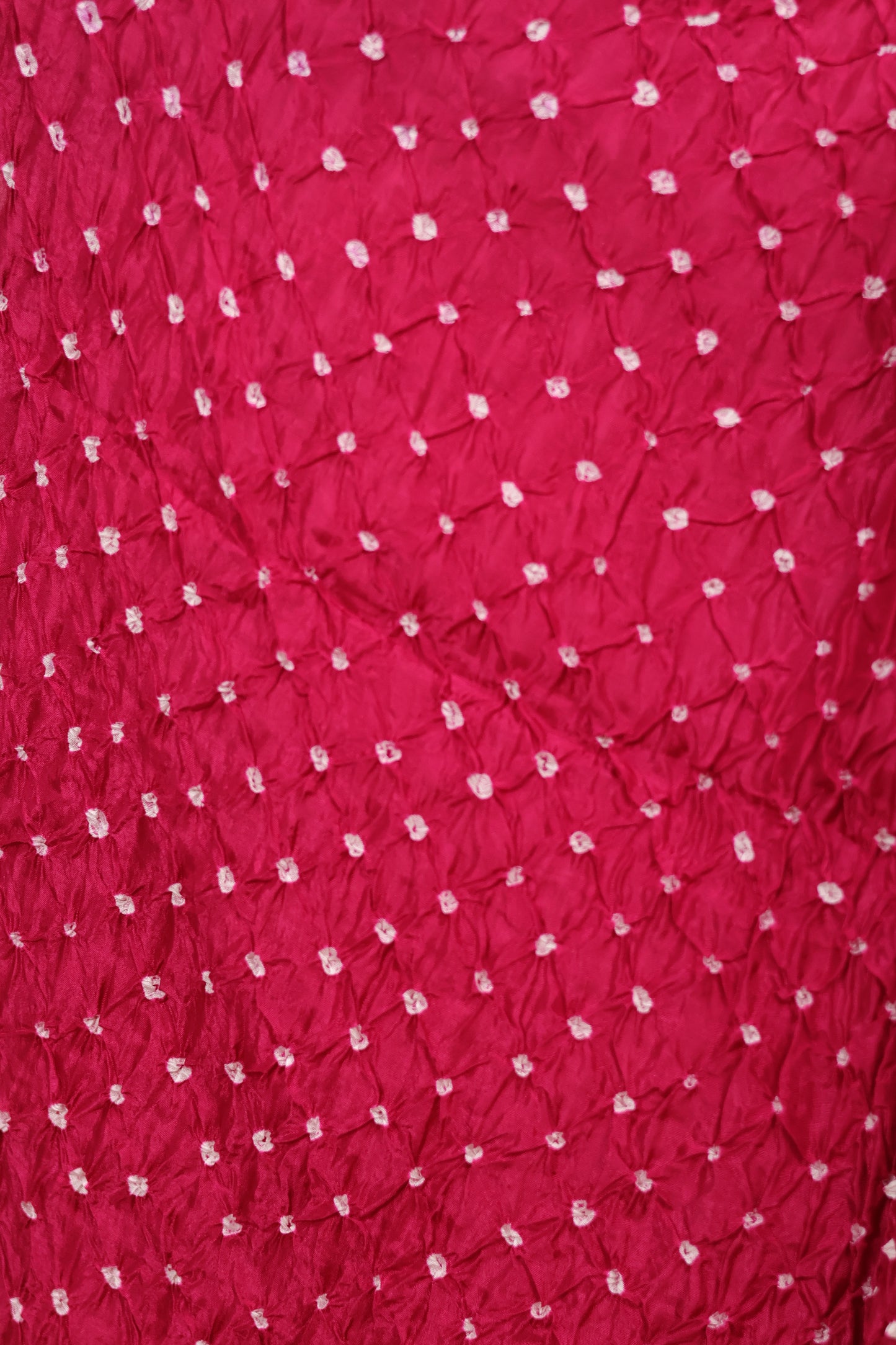 Pink Handcrafted Bandhani Paithani Dola Silk Saree | Looms & Tassels