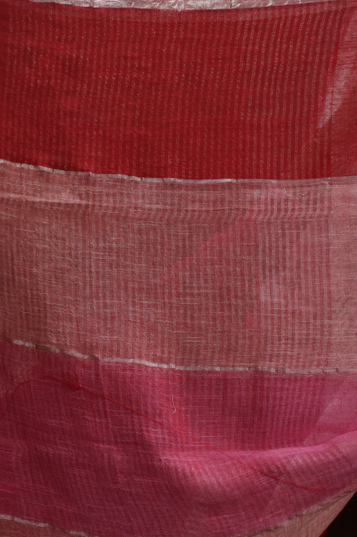 Pure Handwoven Linen Saree
