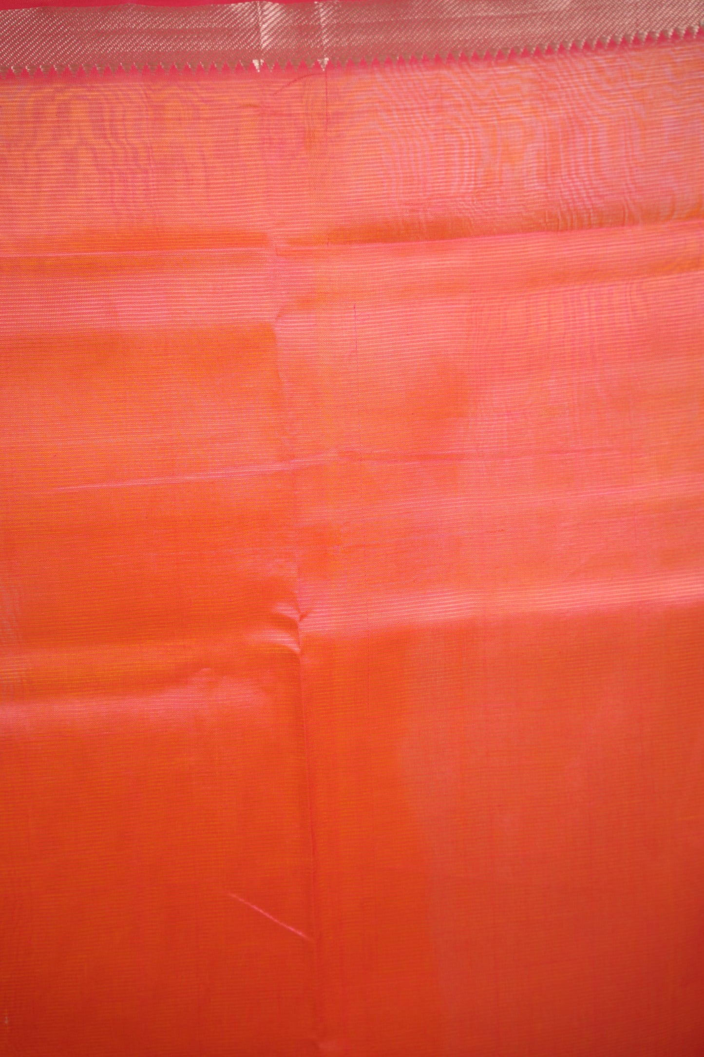 Yellow & Pink Handloom Mangalagiri Silk Saree| Looms & Tassels