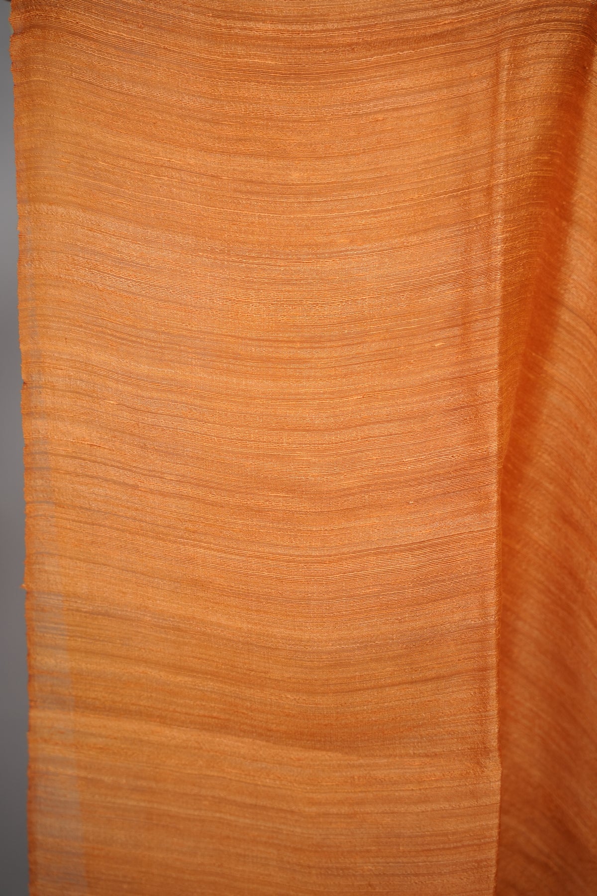 Rust Orange Handloom Jamdhani Pure Matka Silk Saree with Muslin Silk Pallu