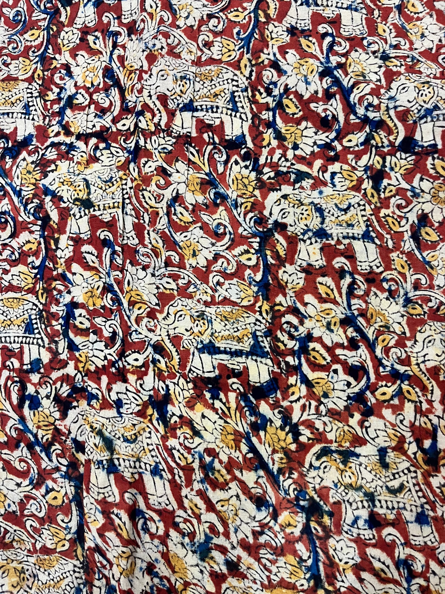 Kalamkari dyeing pure cotton saree