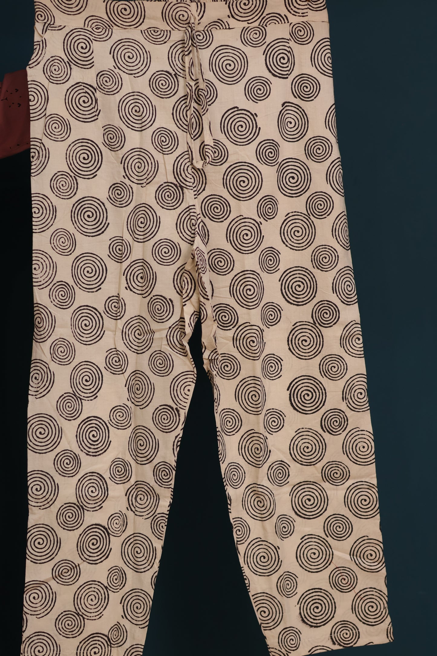 Handblock printed kota 3 piece suit (stitched)