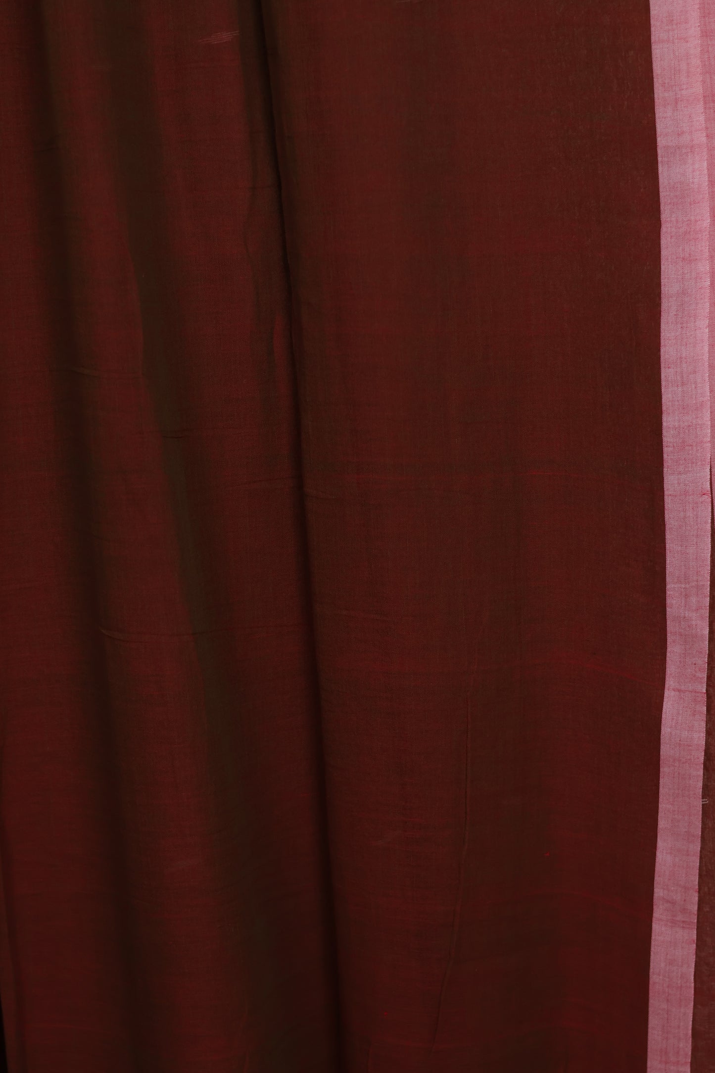 Dual Shade Malai Cotton Saree with Butta Weaving | Looms & Tassels