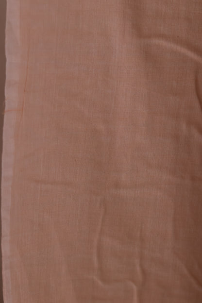 Handwoven Malai Cotton Saree with Butta Weaving | Looms & Tassels