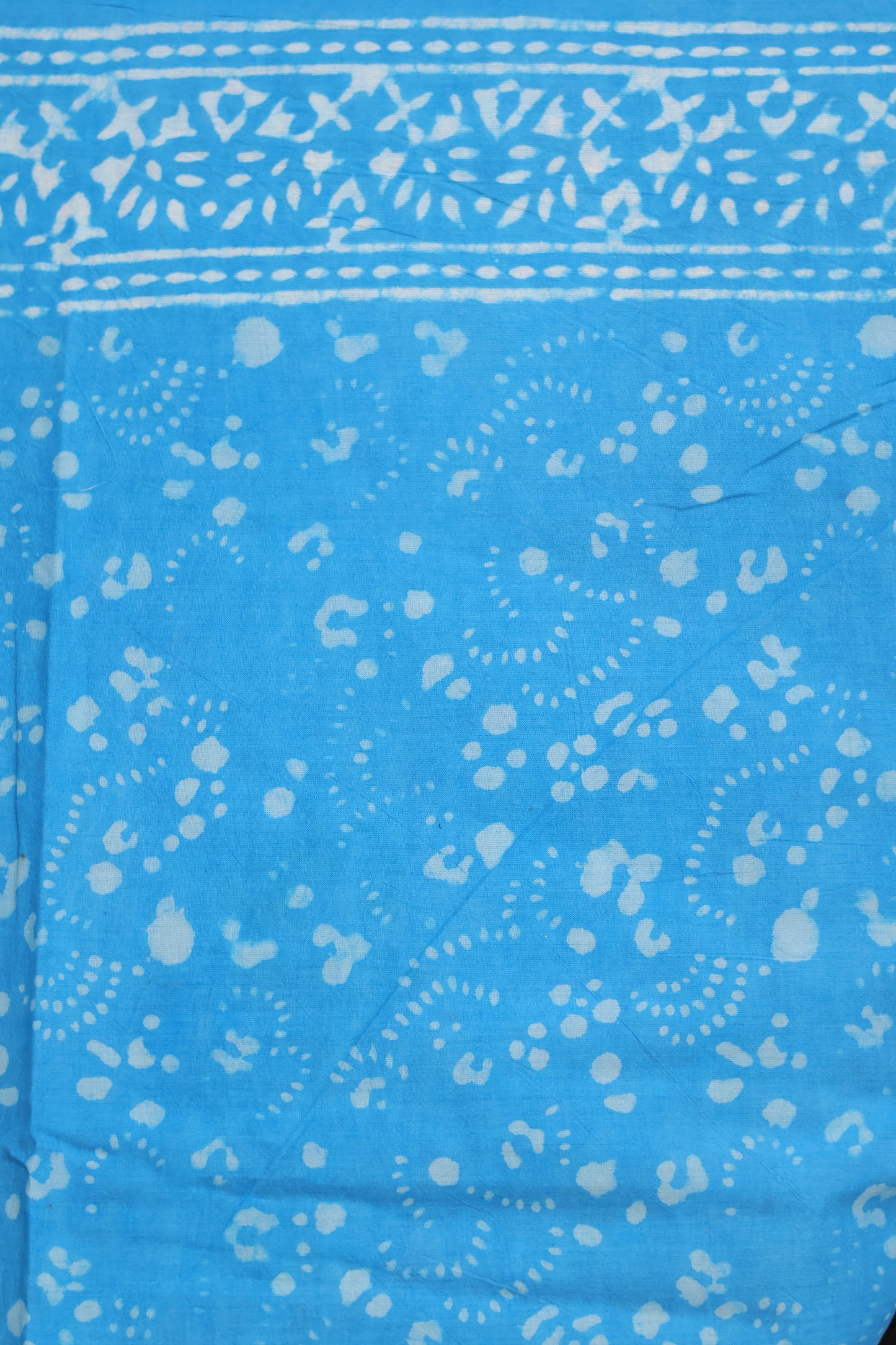 Bagru Handblock printed MulMul cotton saree