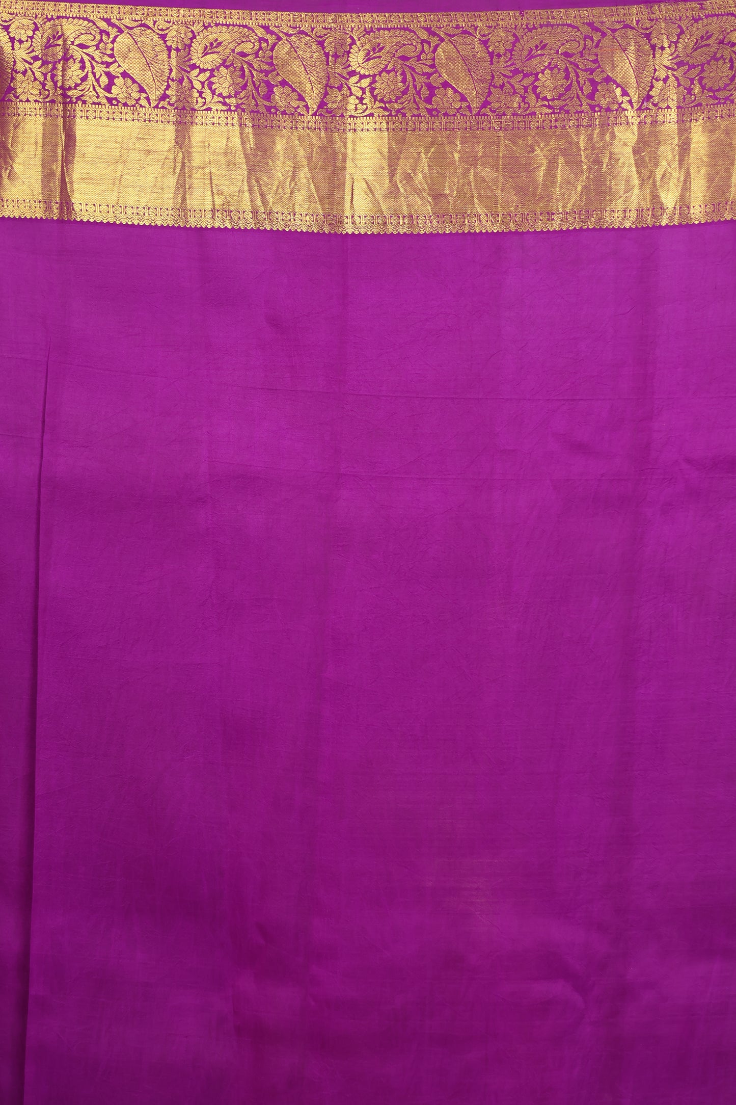 Kanchi Pattu Hand Painted Pen Kalamkari Saree