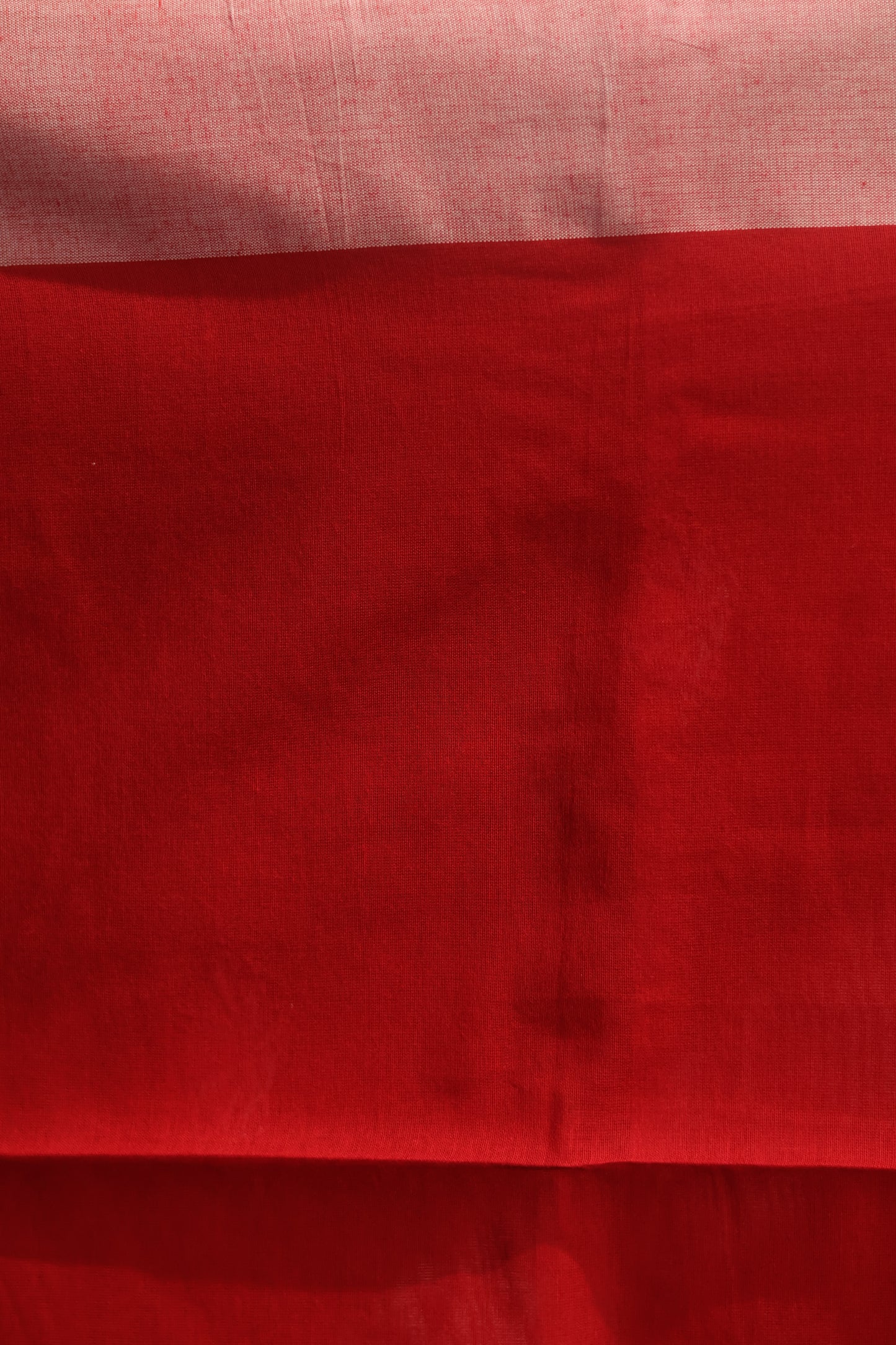 Red Pure Handwoven Jamdhani butta Malai Cotton Saree