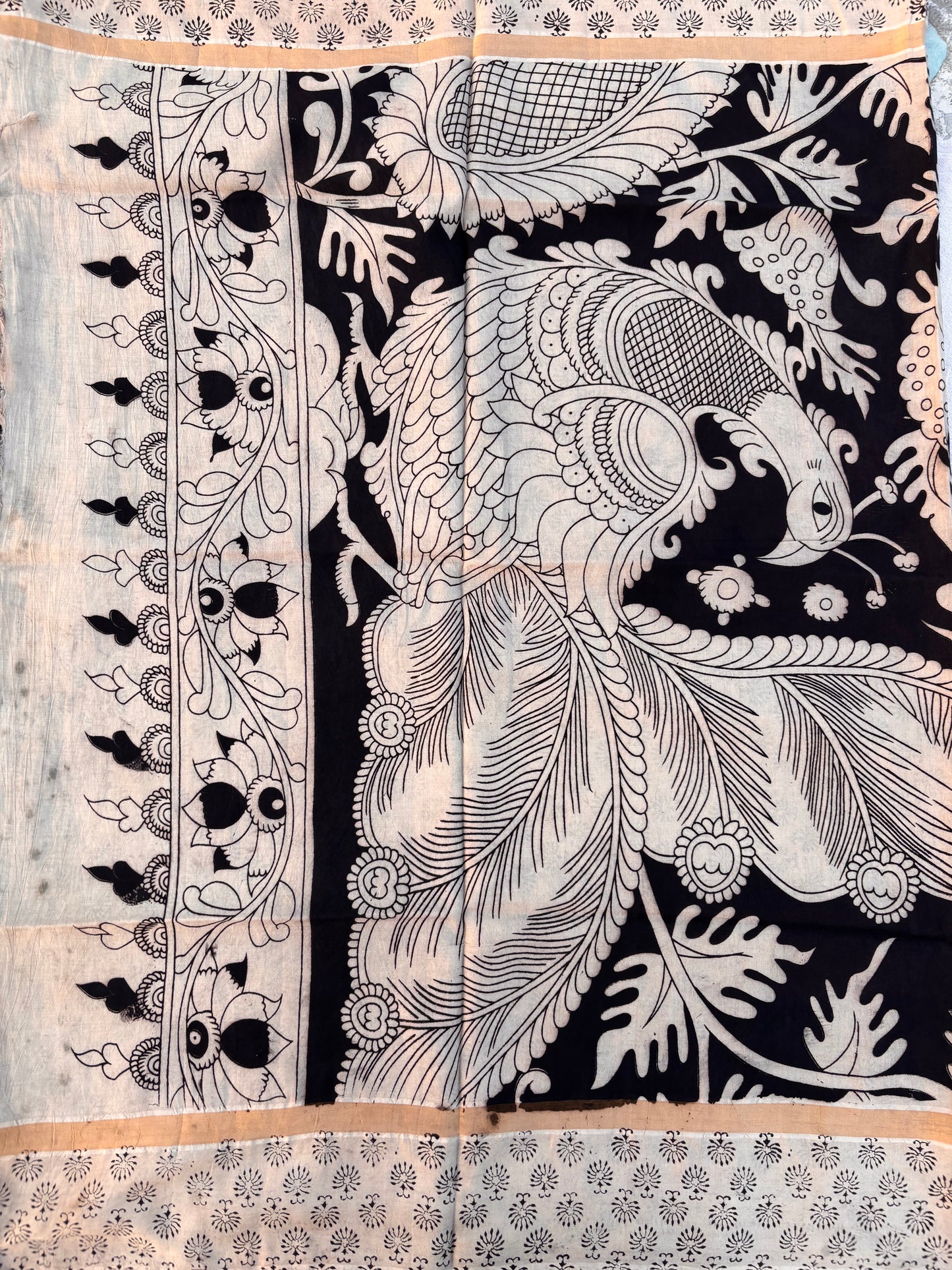 Kalamkari Silk Saree