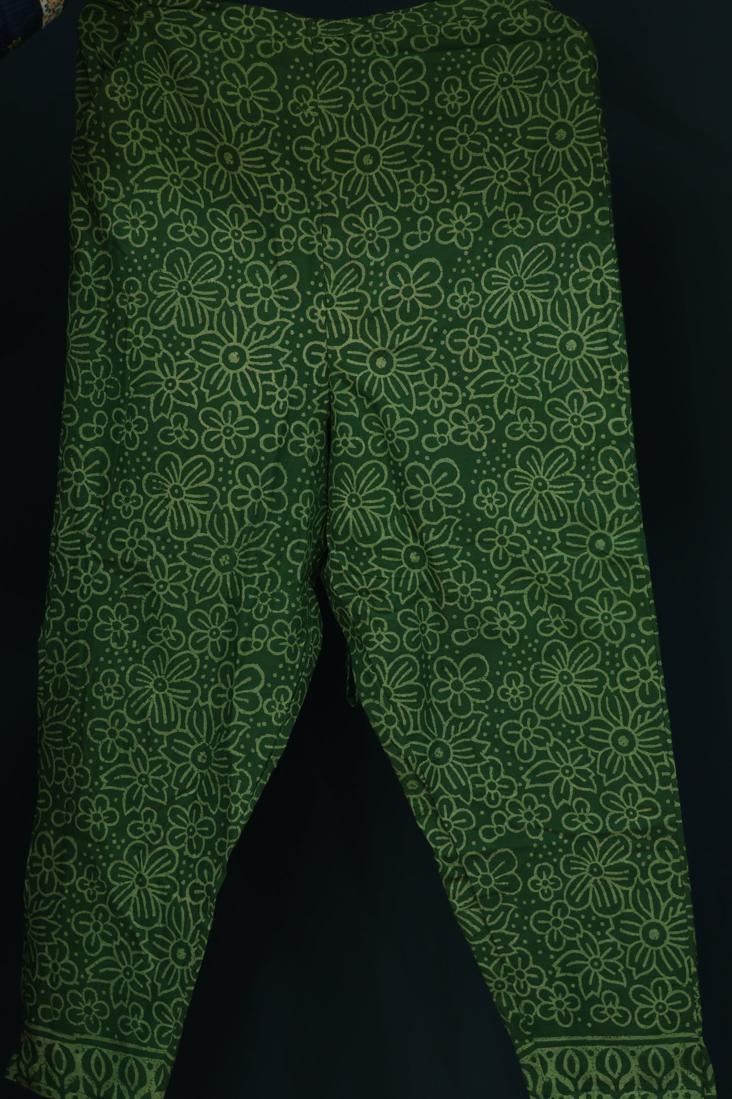 Handblock printed kota 3 piece suit (stitched)