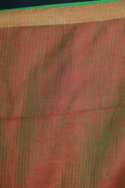 Pure Handwoven Linen Saree