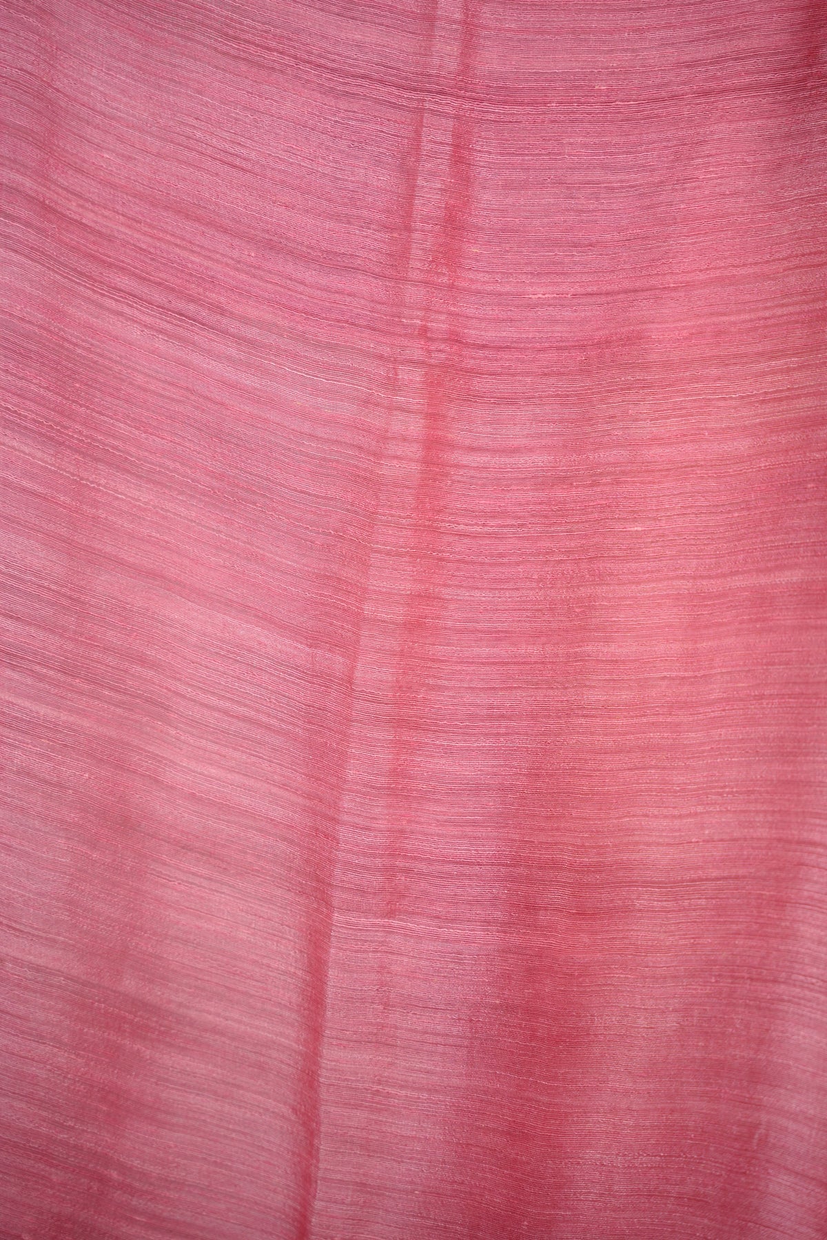 Baby Pink Handloom Jamdhani Pure Matka Silk Saree with Muslin Silk Pallu