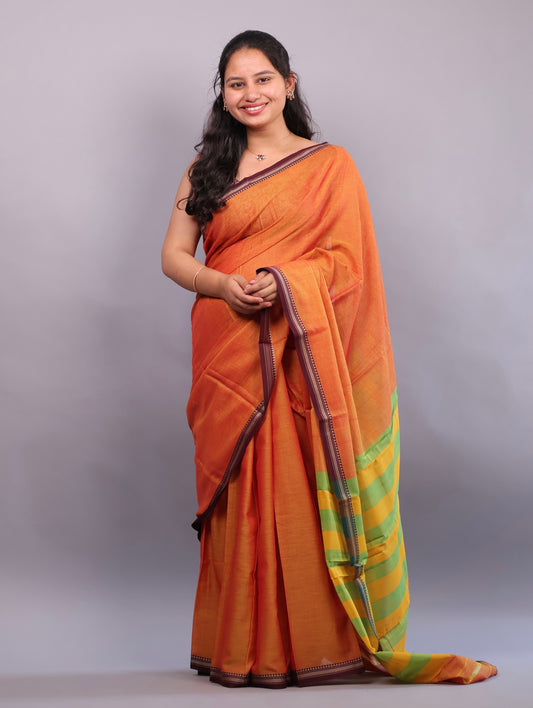 Narayanpet Cotton Saree | Looms & Tassels