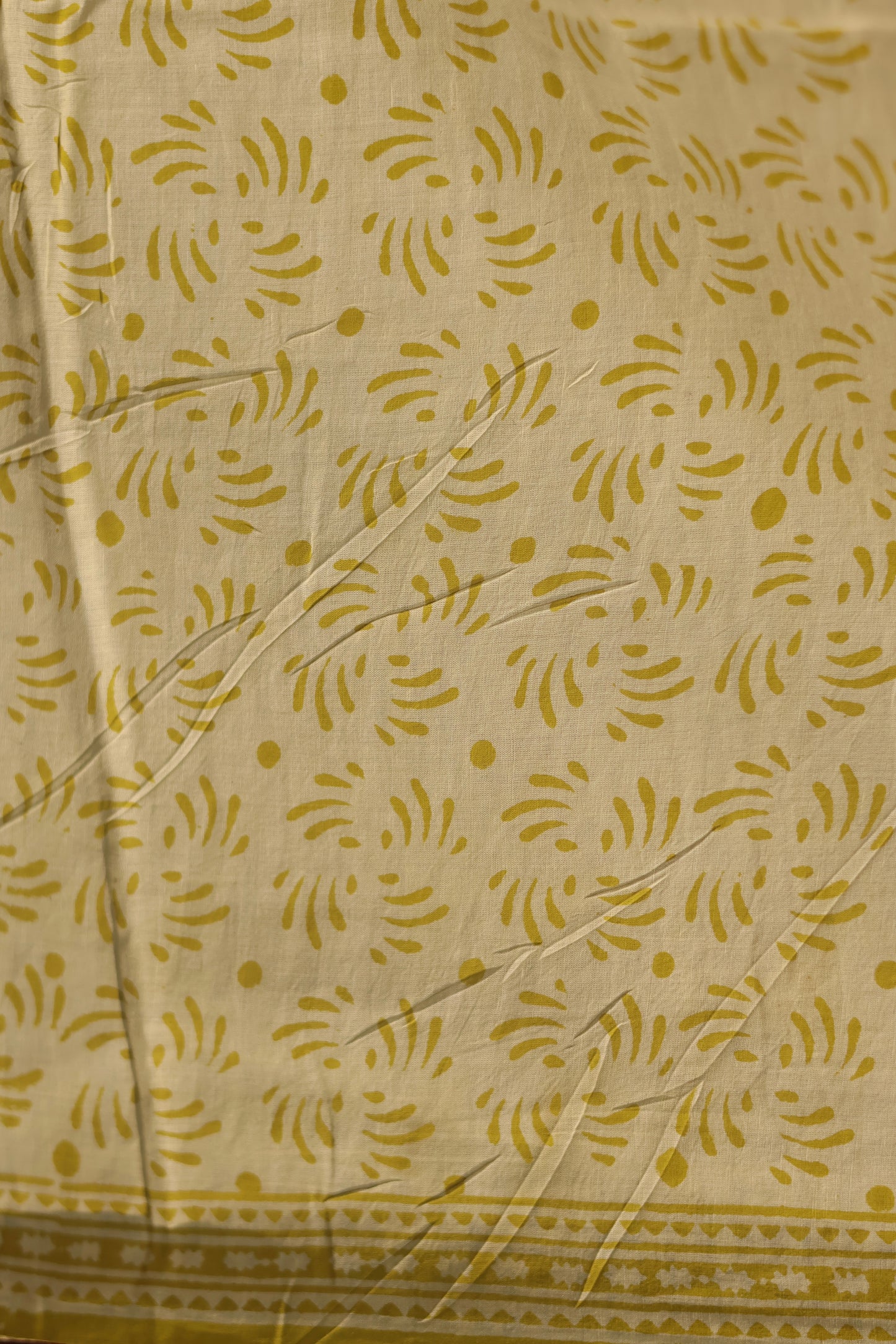 Bagru Handblock printed MulMul cotton saree