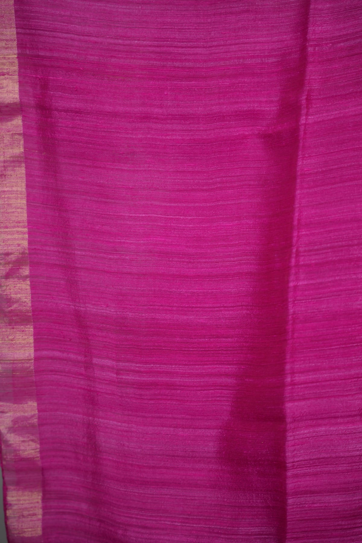 Pink Handloom Jamdhani Pure Matka Silk Saree with Muslin Silk Pallu | Looms & Tassels