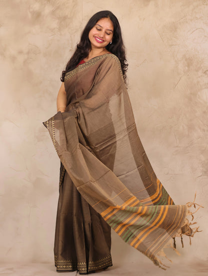 Narayanpet Cotton Saree | Looms & Tassels