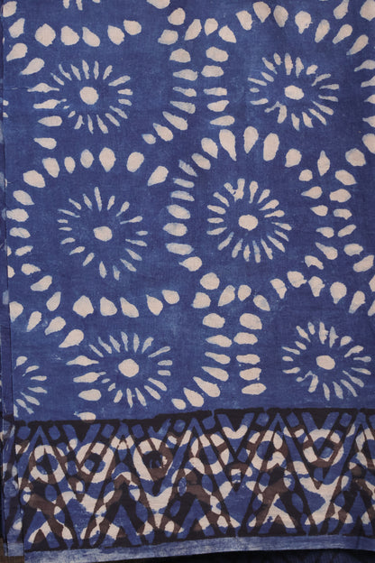 Hand block printed Kota Doriya Saree