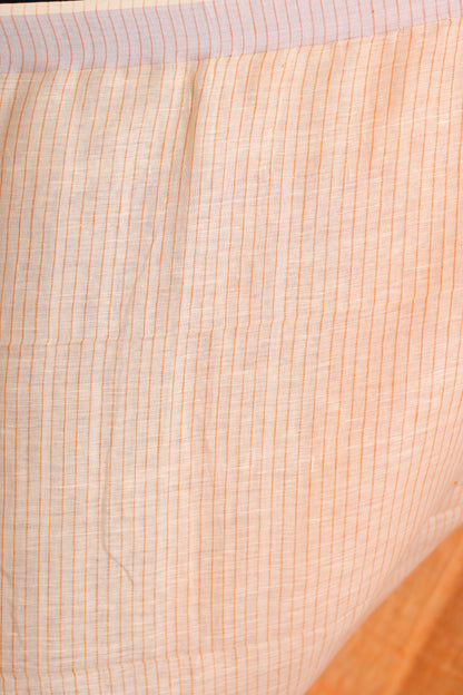 Pure Handwoven Linen Saree