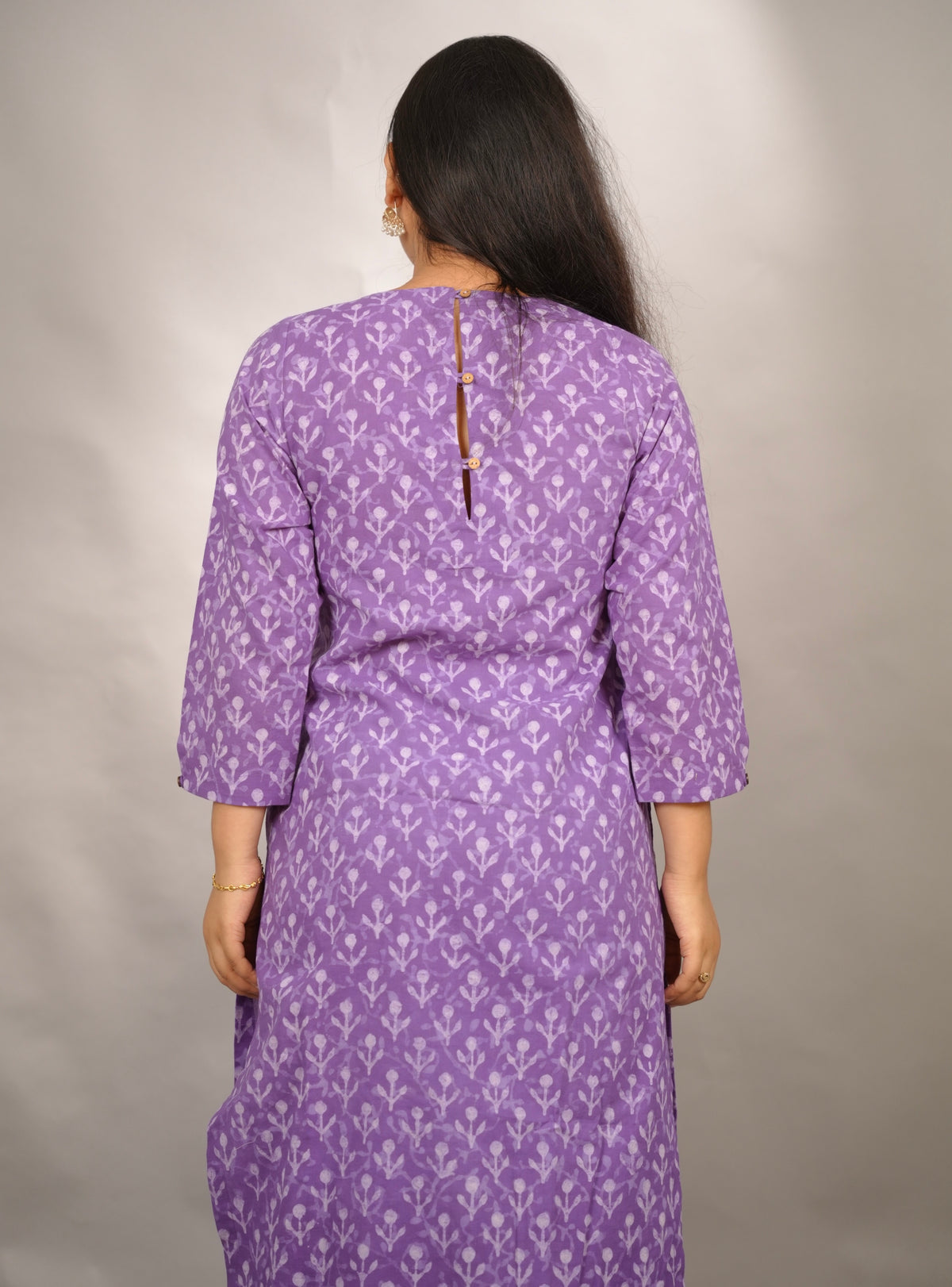 Lavender Pure Mul Cotton Co-ord Set (Set of 2) | Looms & Tassels