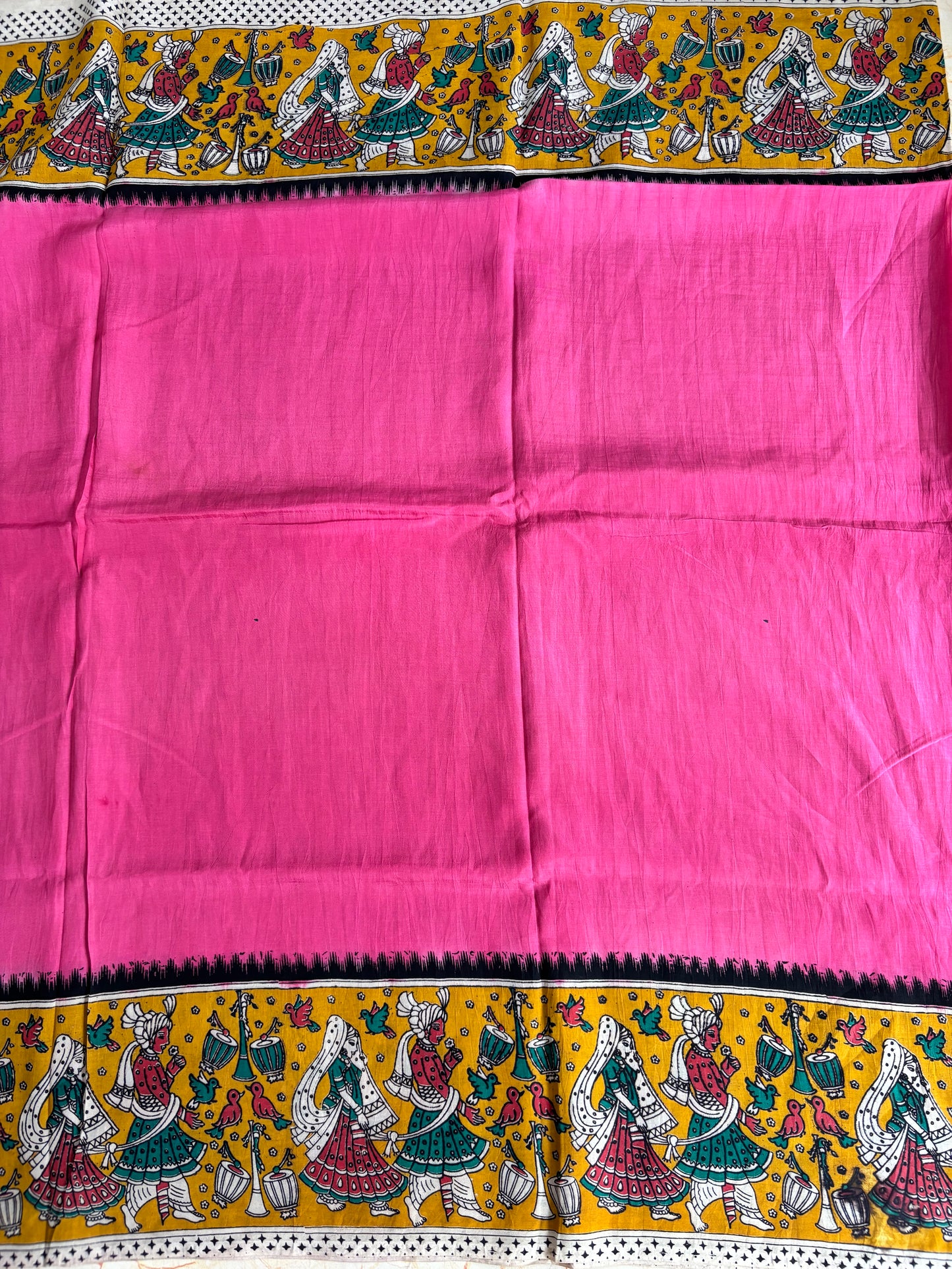 Kalamkari dyeing premium chennur silk saree