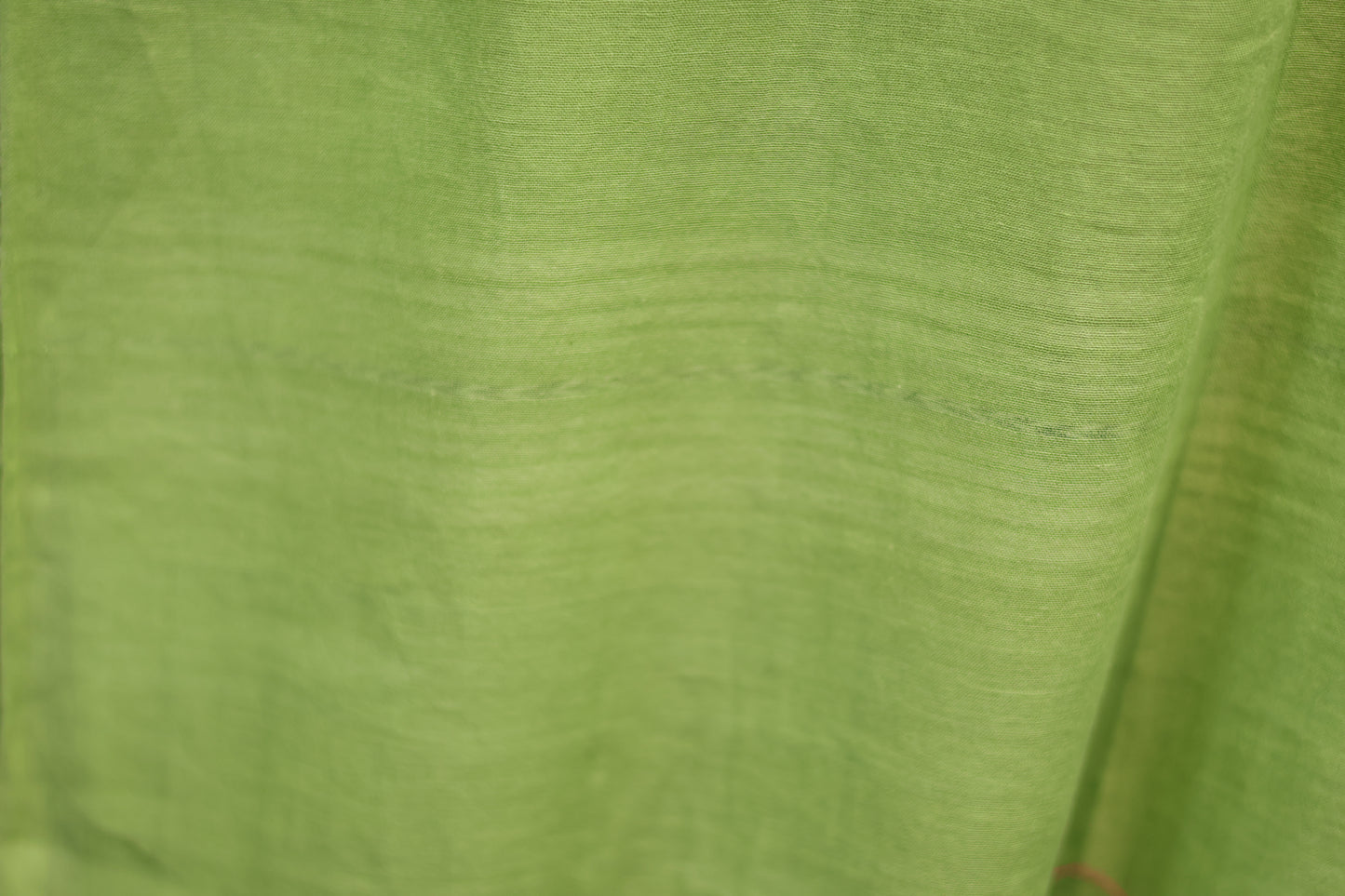 Pure Handwoven Malai Cotton Saree with Butta Weaving