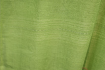 Pure Handwoven Malai Cotton Saree with Butta Weaving