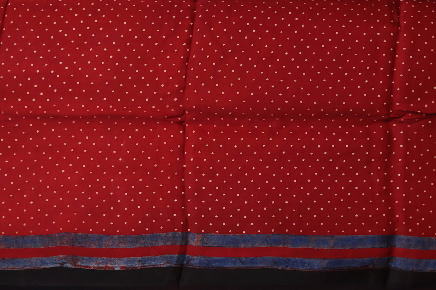 Ajrakh Modal Silk Saree