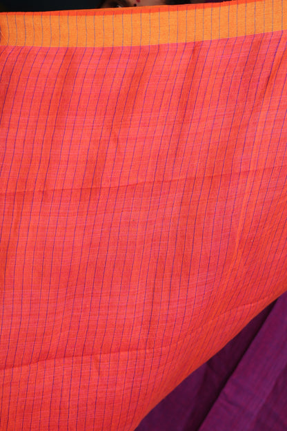 Pure Handwoven Linen Saree