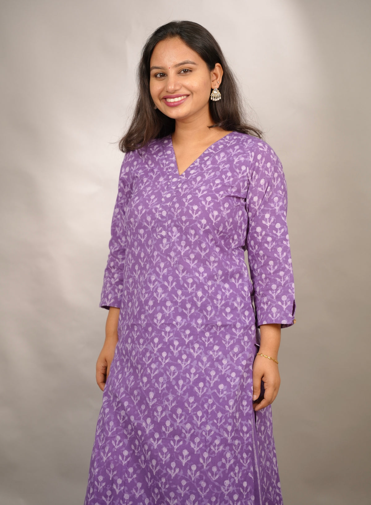Lavender Pure Mul Cotton Co-ord Set (Set of 2) | Looms & Tassels