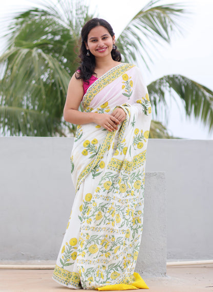 Mulmul Cotton Saree