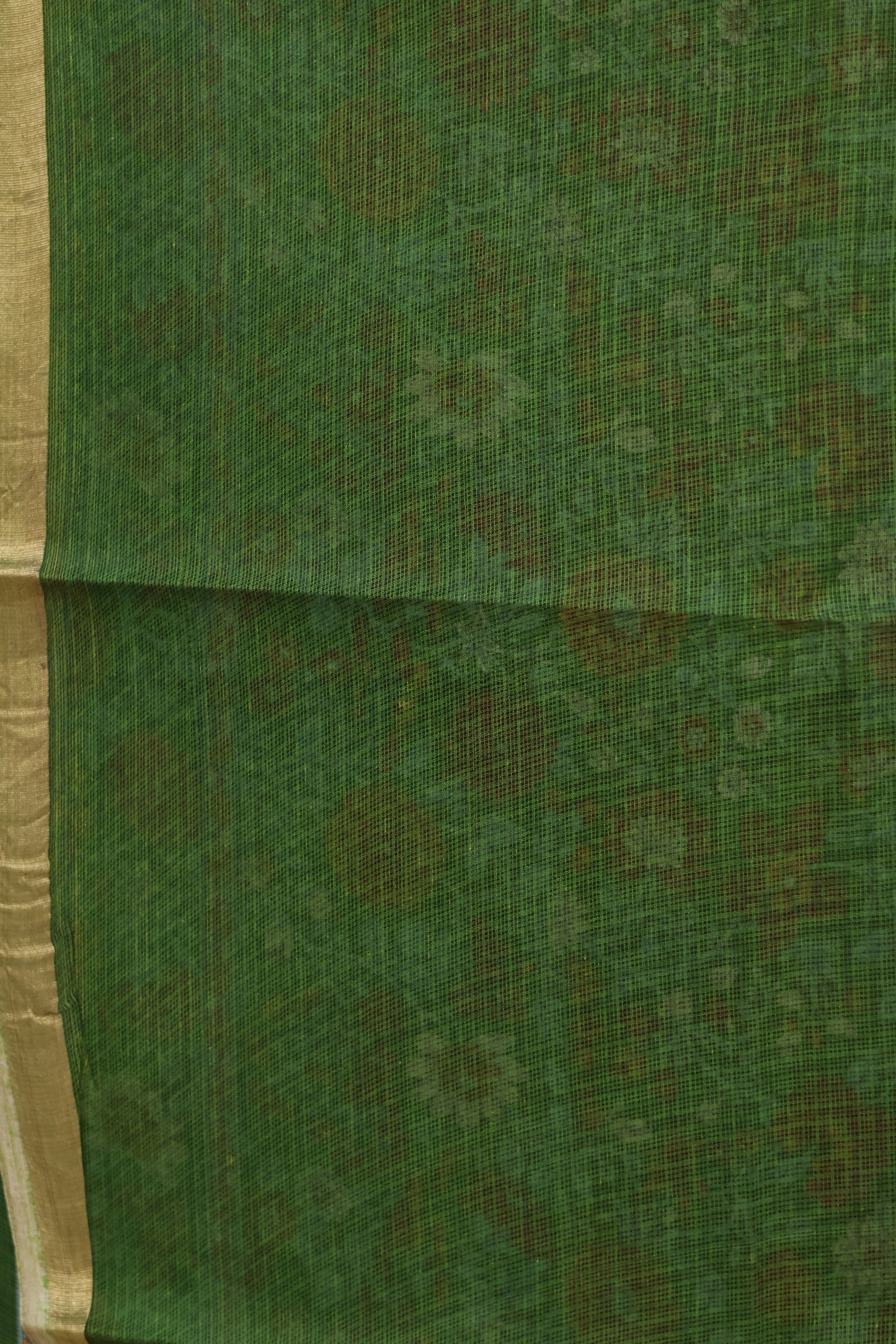 Green Digital printed Kota Doria Saree