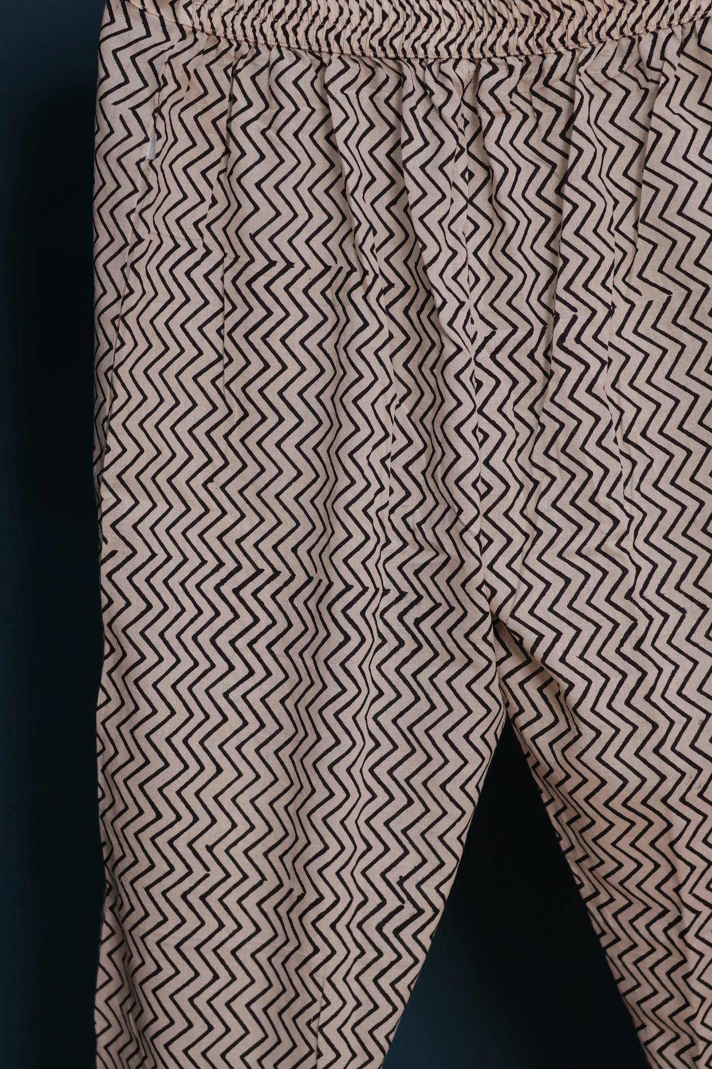 Handblock printed kota 3 piece suit (stitched)