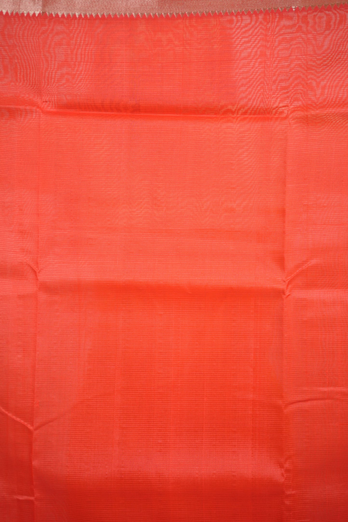 Rust Handloom Mangalagiri Silk Saree| Looms & Tassels
