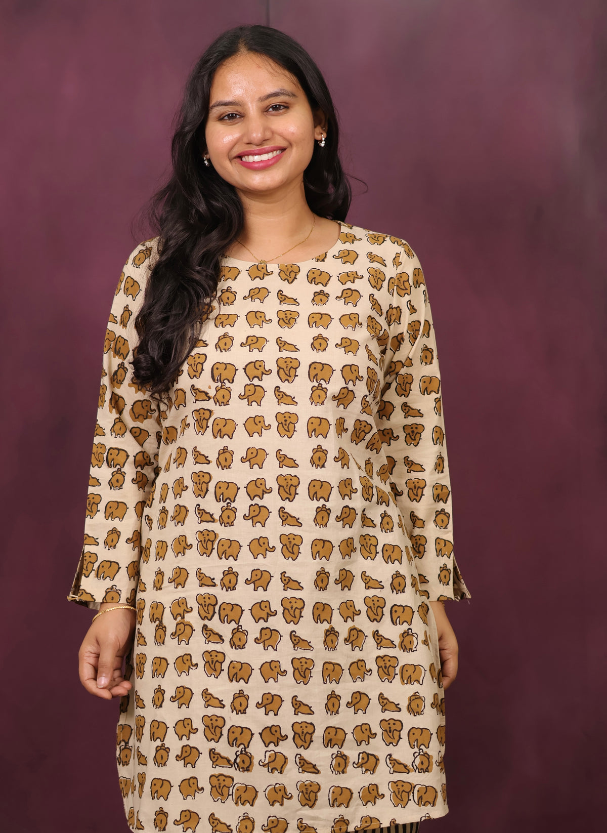 Cream Pure Mul Cotton Co-ord Set (Set of 2) | Looms & Tassels