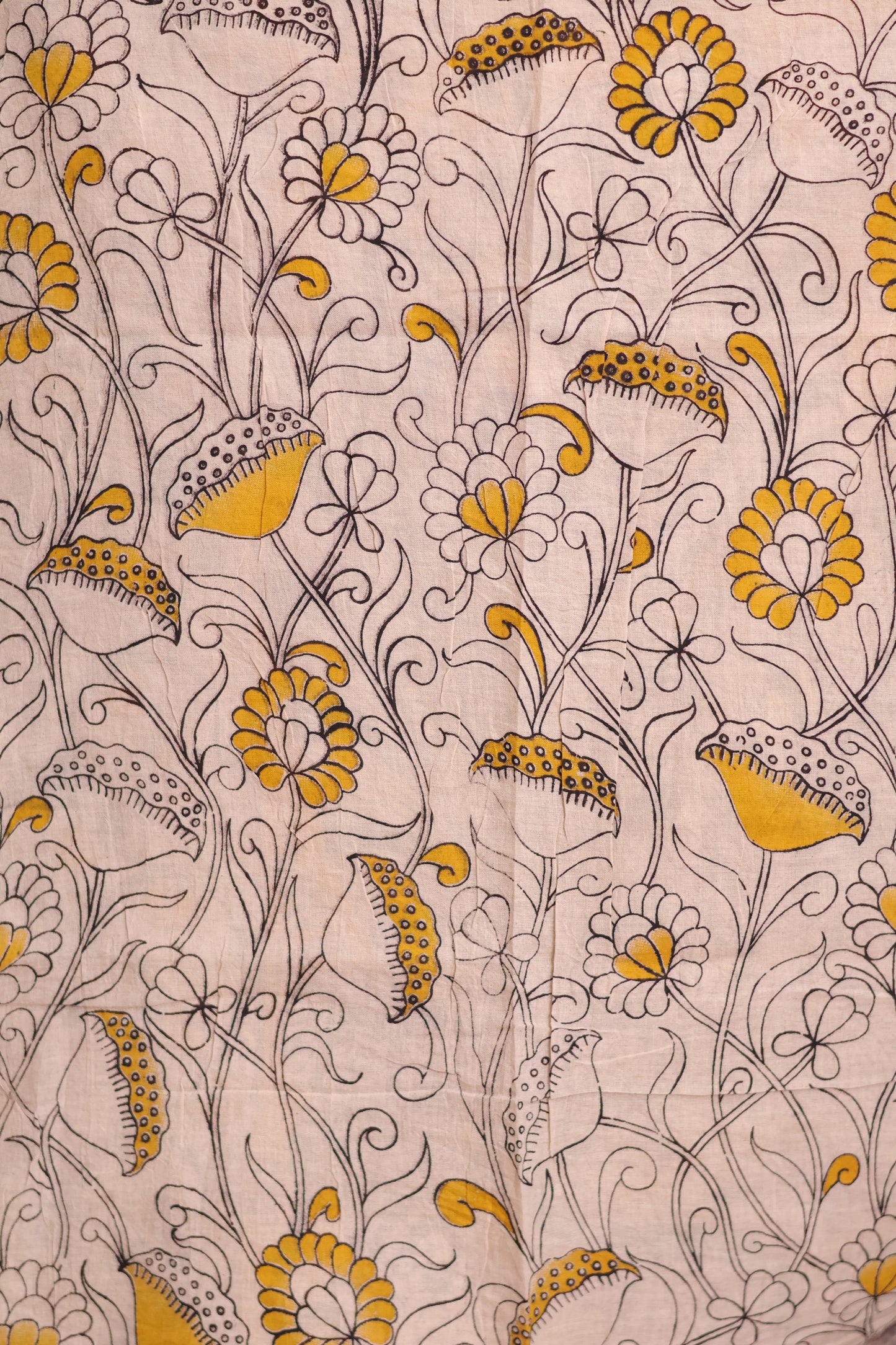 Green Kalamkari Cotton Saree