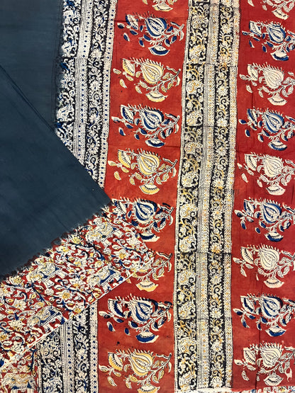 Kalamkari dyeing pure cotton saree