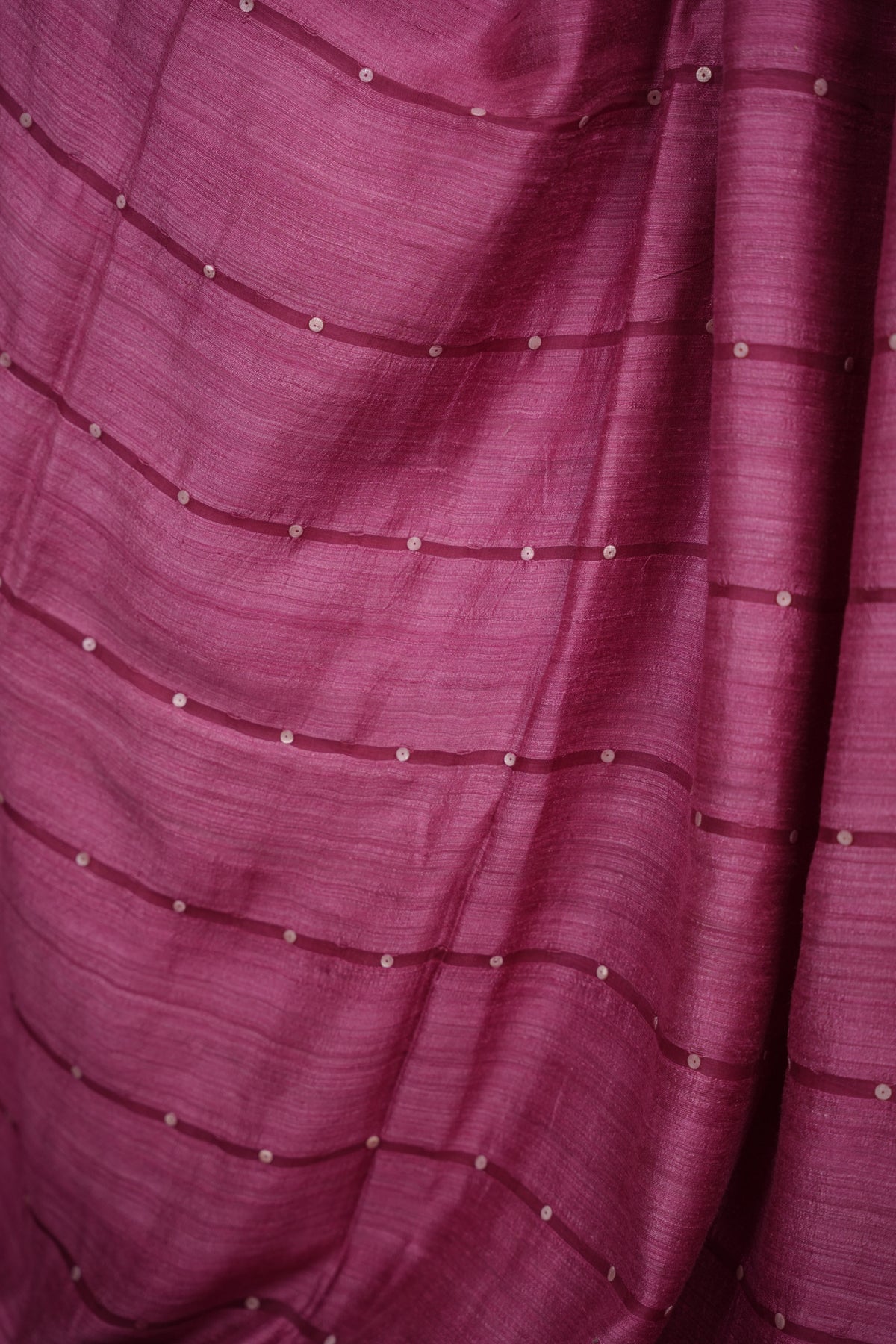 Pastel Pink Handloom Jamdhani Pure Matka Silk Saree with Muslin Silk Pallu