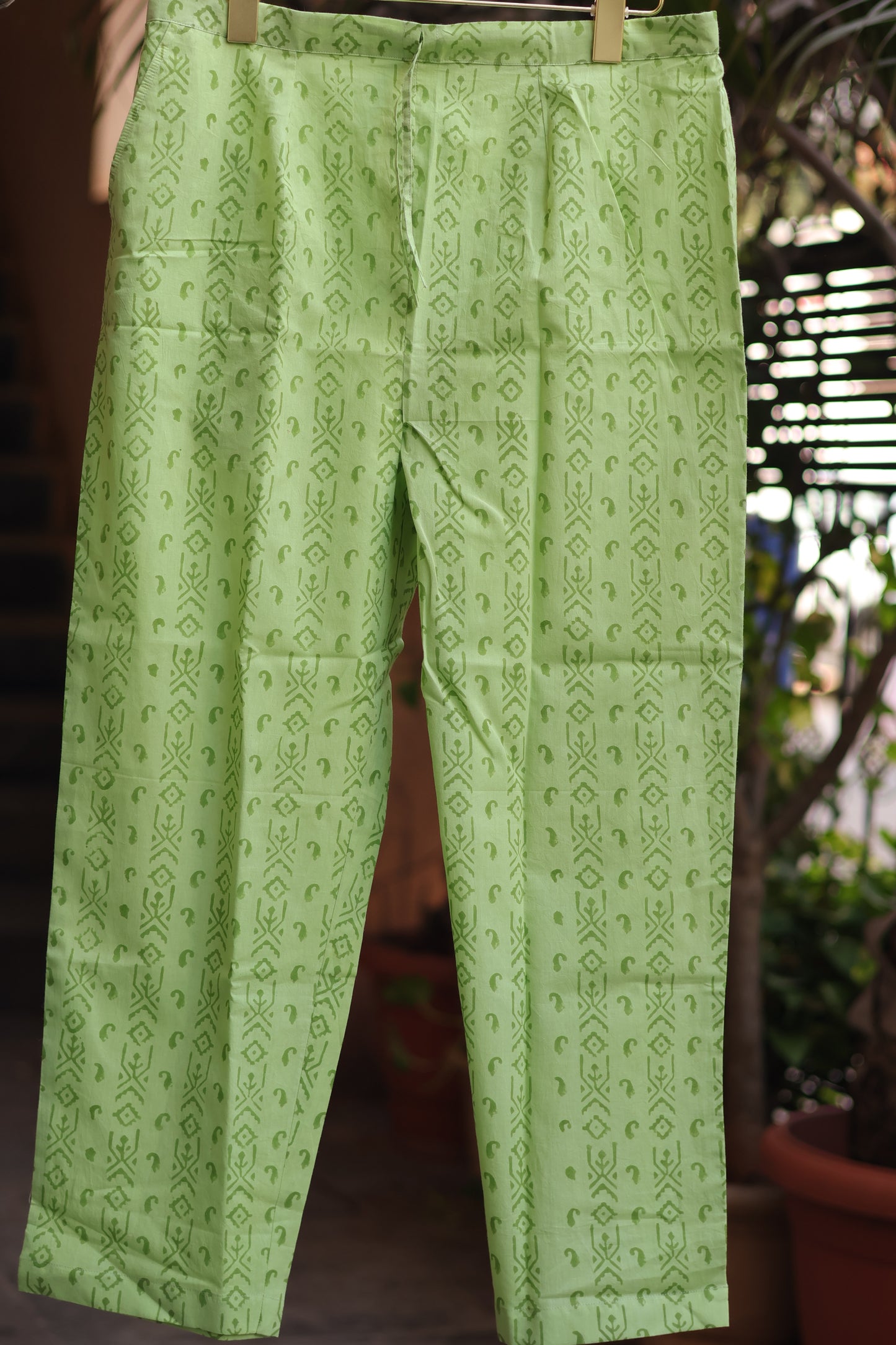 Pink Handblock printed Pure Mul Cotton with Mul Cotton Duppata 3 piece suit (stitched)