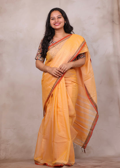 Narayanpet Cotton Saree | Looms & Tassels