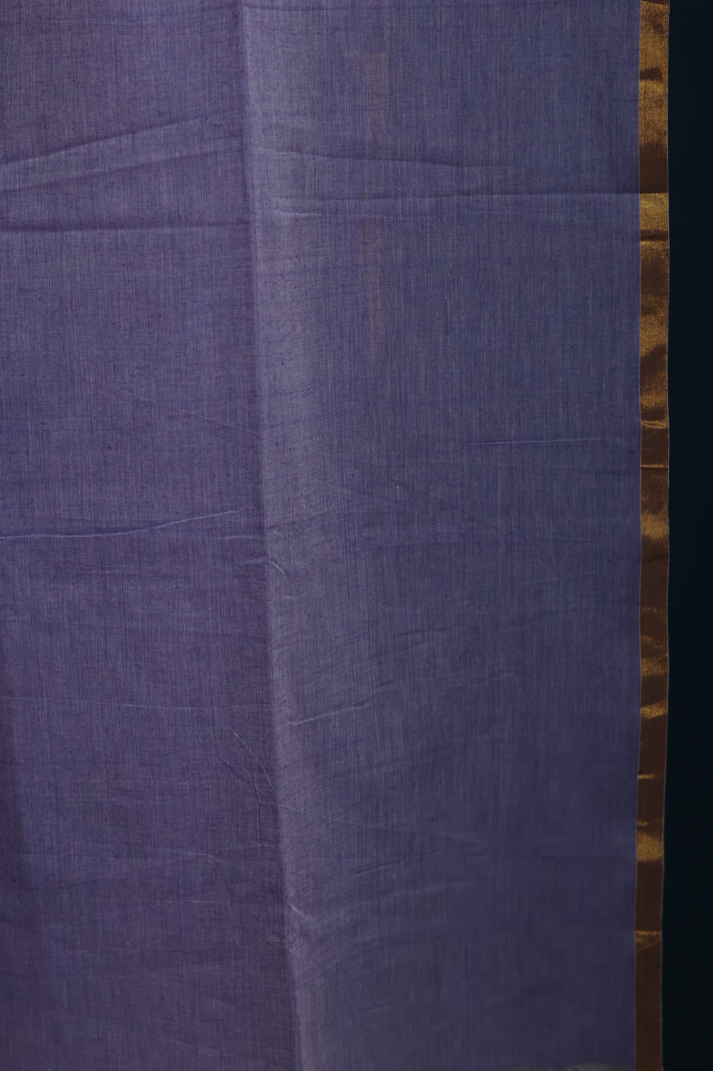 Pastel blue Pure Handwoven Mercerised Cotton Saree with Mina Jari Butta Weaving