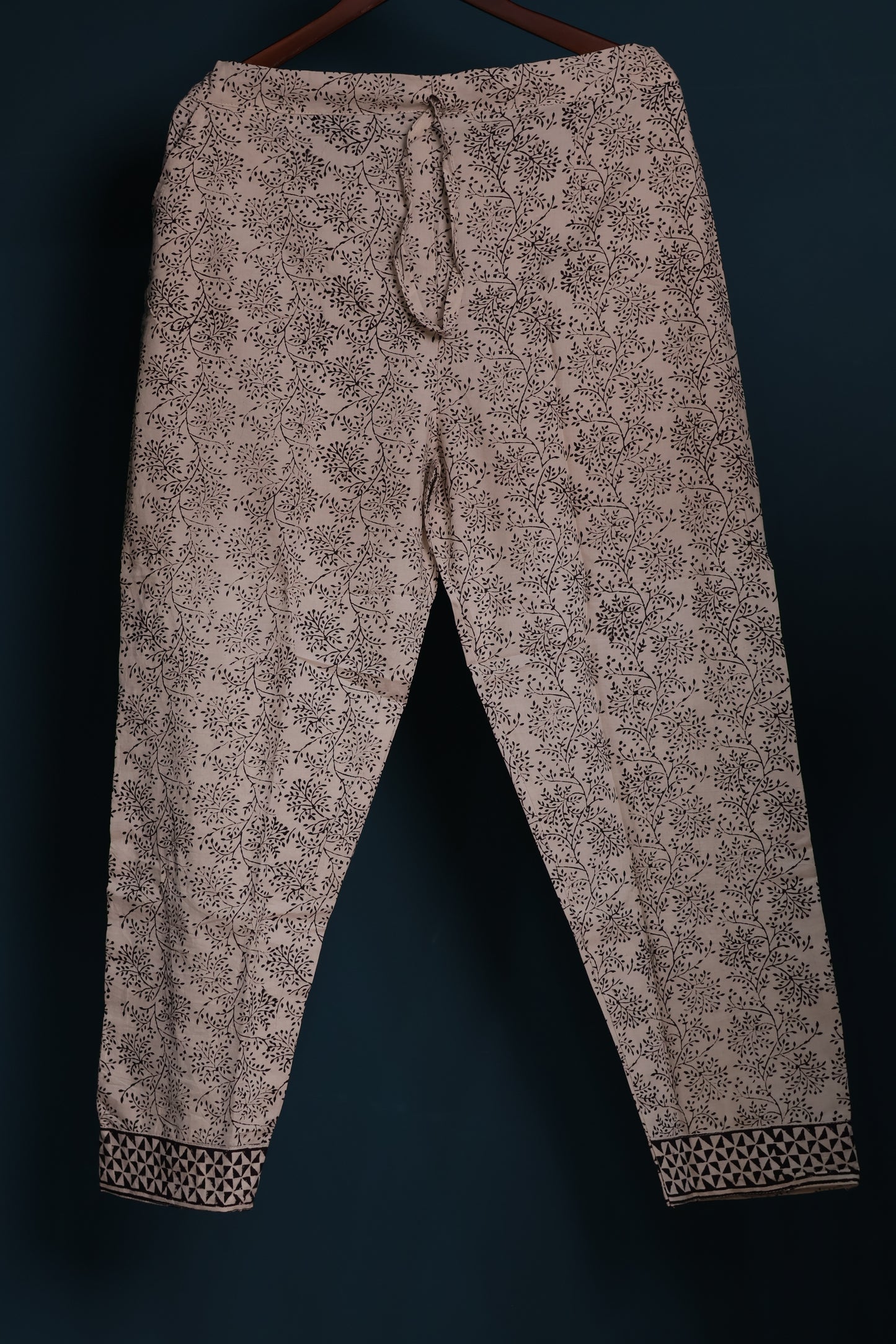 Handblock printed kota 3 piece suit (stitched)